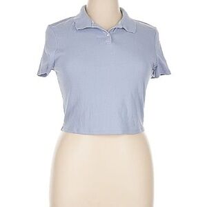 Light Blue Women's Polo Top